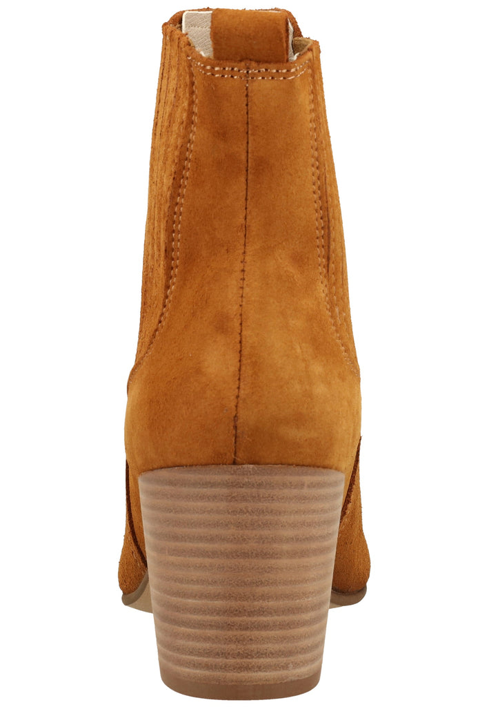 Bullboxer Stiefelette Veloursleder Cognac - surf4shoes