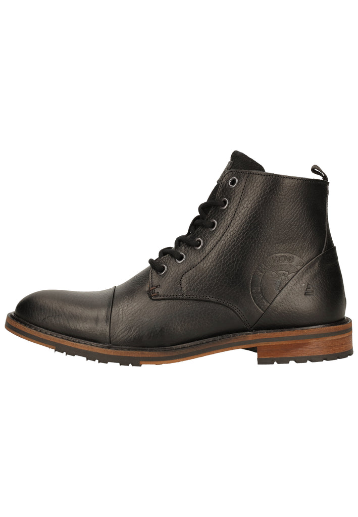 Bullboxer Stiefelette Leder Schwarz - surf4shoes