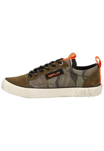 Replay Sneaker Veloursleder/Textil Grün - surf4shoes