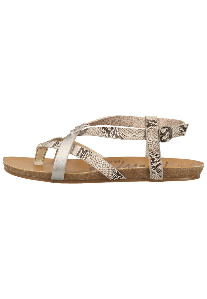 Blowfish Sandalen Lederimitat Pewter - surf4shoes