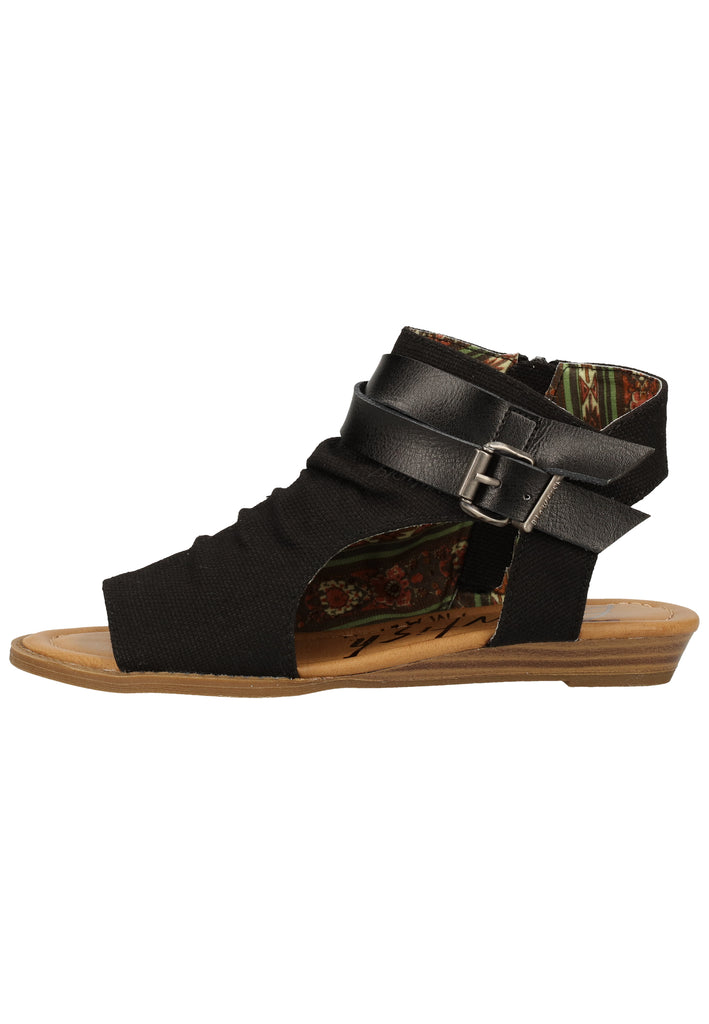 Blowfish Sandalen Lederimitat/Textil Black - surf4shoes