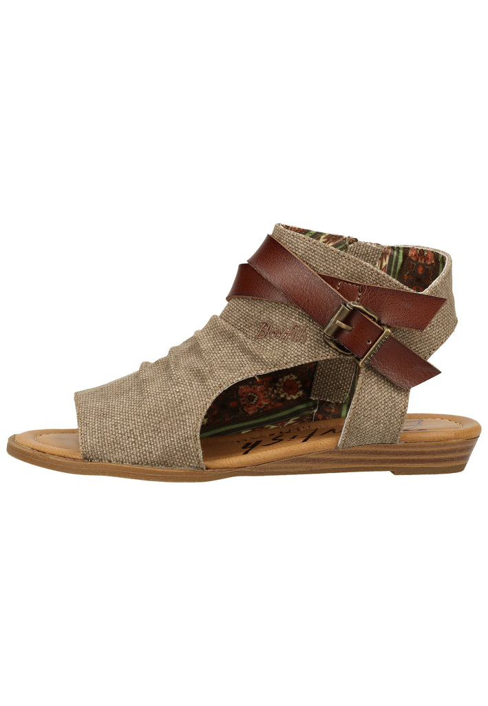 Blowfish Sandalen Lederimitat/Textil Brown - surf4shoes