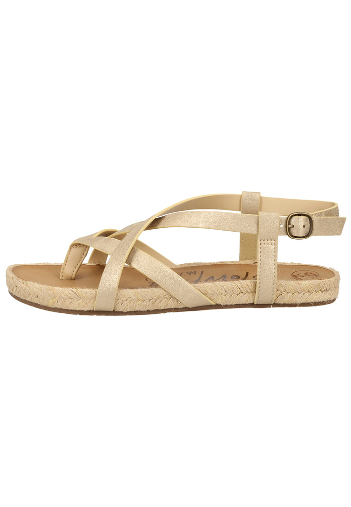 Blowfish Sandalen Lederimitat Gold - surf4shoes