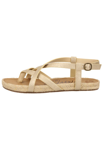 Blowfish Sandalen Lederimitat Gold - surf4shoes