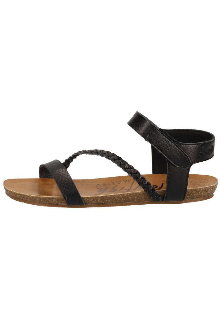 Blowfish Sandalen Lederimitat Black - surf4shoes