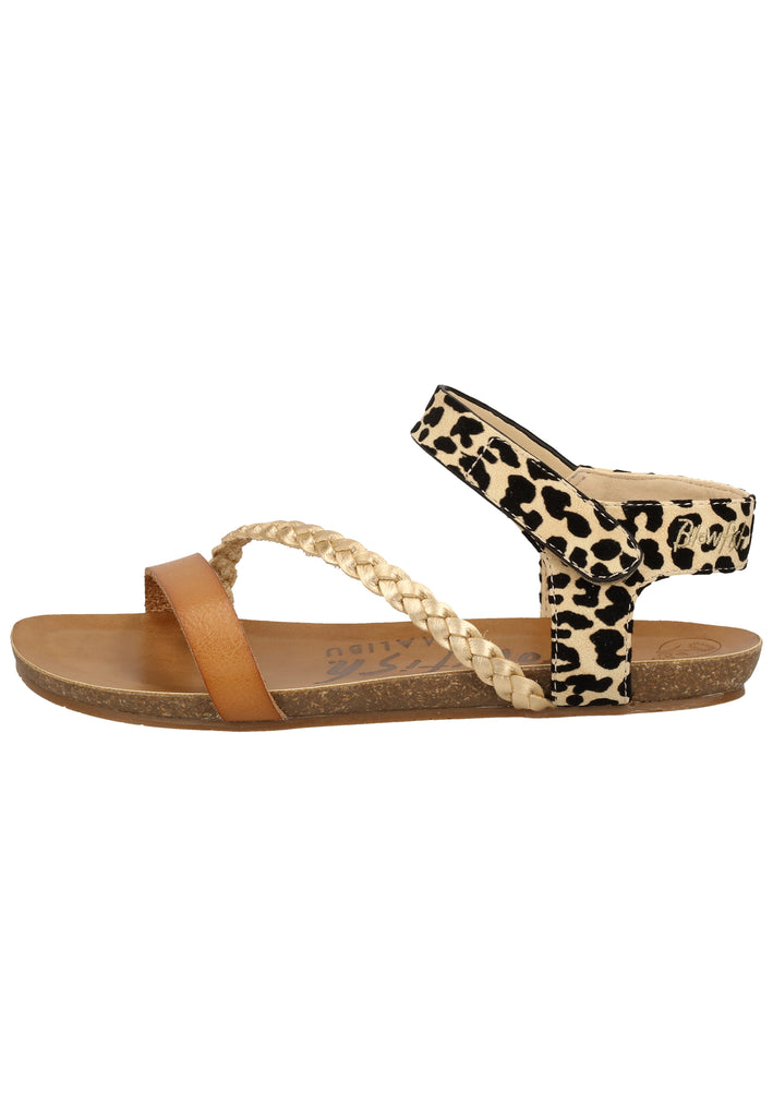 Blowfish Sandalen Lederimitat Leopard - surf4shoes