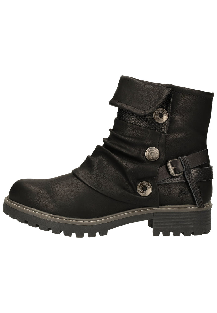Blowfish Stiefelette Lederimitat Schwarz - surf4shoes