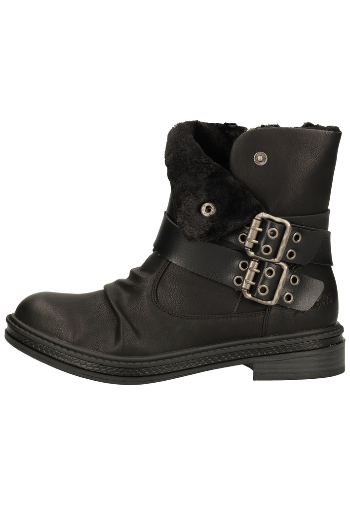 Blowfish Stiefelette Lederimitat Schwarz Warmfutter - surf4shoes