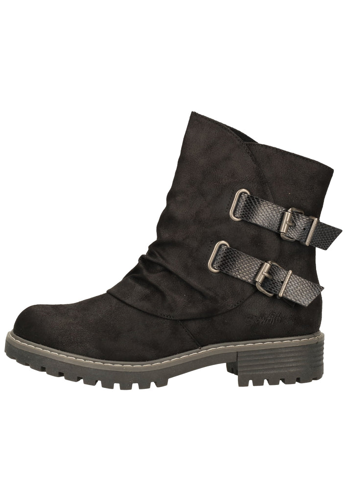 Blowfish Stiefelette Lederimitat Schwarz - surf4shoes