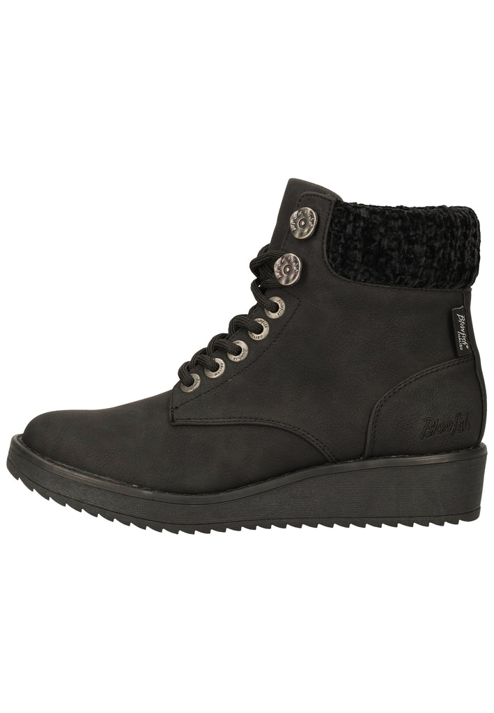 Blowfish Stiefelette Lederimitat/Textil Schwarz - surf4shoes