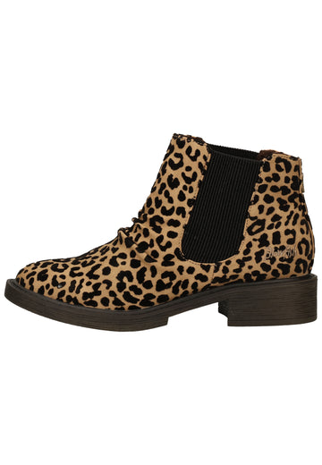 Blowfish Stiefelette Lederimitat/Textil Leopard - surf4shoes