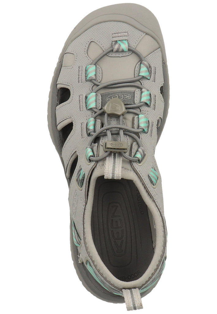 Keen Sandalen Lederimitat/Textil Hellgrau - surf4shoes