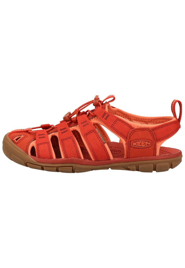 Keen Sandalen Leder/Textil Dunkelrot - surf4shoes