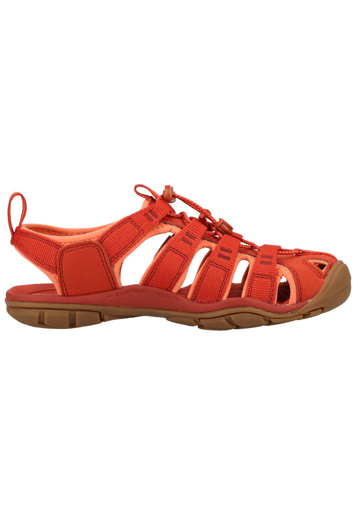 Keen Sandalen Leder/Textil Dunkelrot - surf4shoes