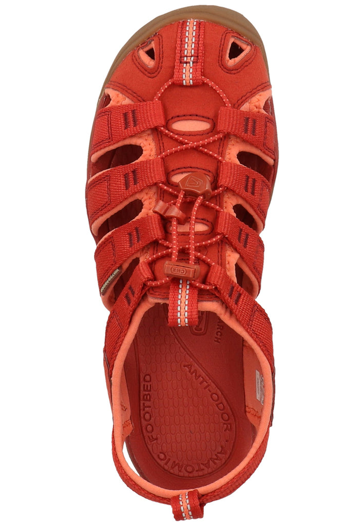 Keen Sandalen Leder/Textil Dunkelrot - surf4shoes