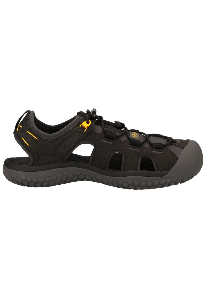 Keen Sandalen Lederimitat/Nylon Schwarz/Gold - surf4shoes