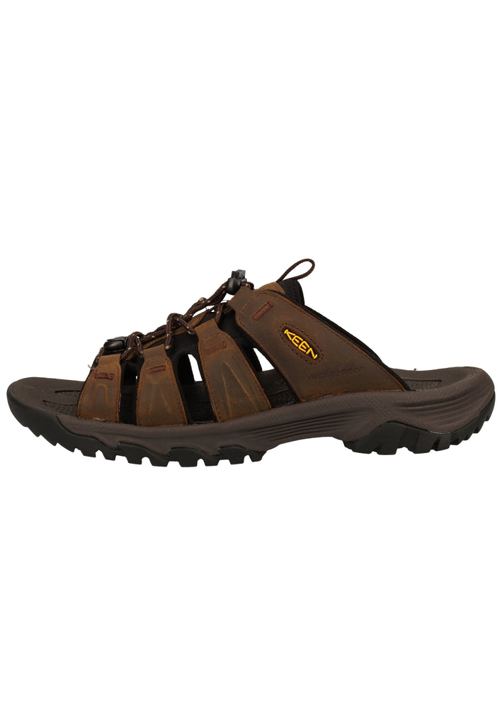Keen Pantoletten Lederimitat/Textil Bison Brown - surf4shoes