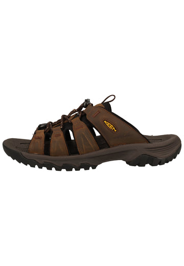Keen Pantoletten Lederimitat/Textil Bison Brown - surf4shoes