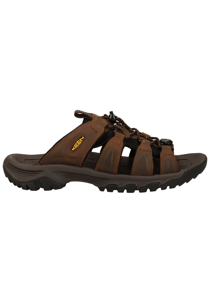 Keen Pantoletten Lederimitat/Textil Bison Brown - surf4shoes