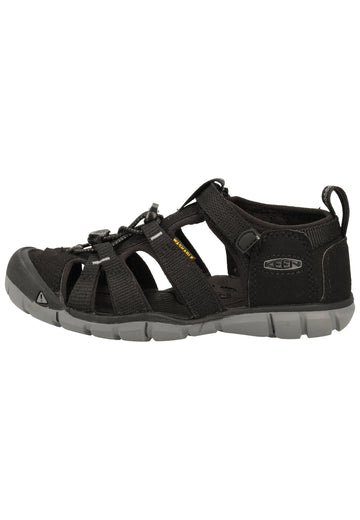 Keen Sandalen Lederimitat/Textil Schwarz/Grau - surf4shoes
