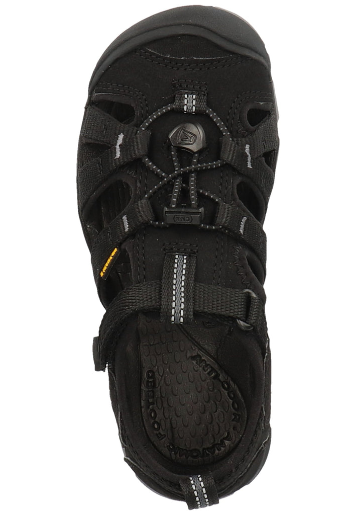 Keen Sandalen Lederimitat/Textil Schwarz/Grau - surf4shoes