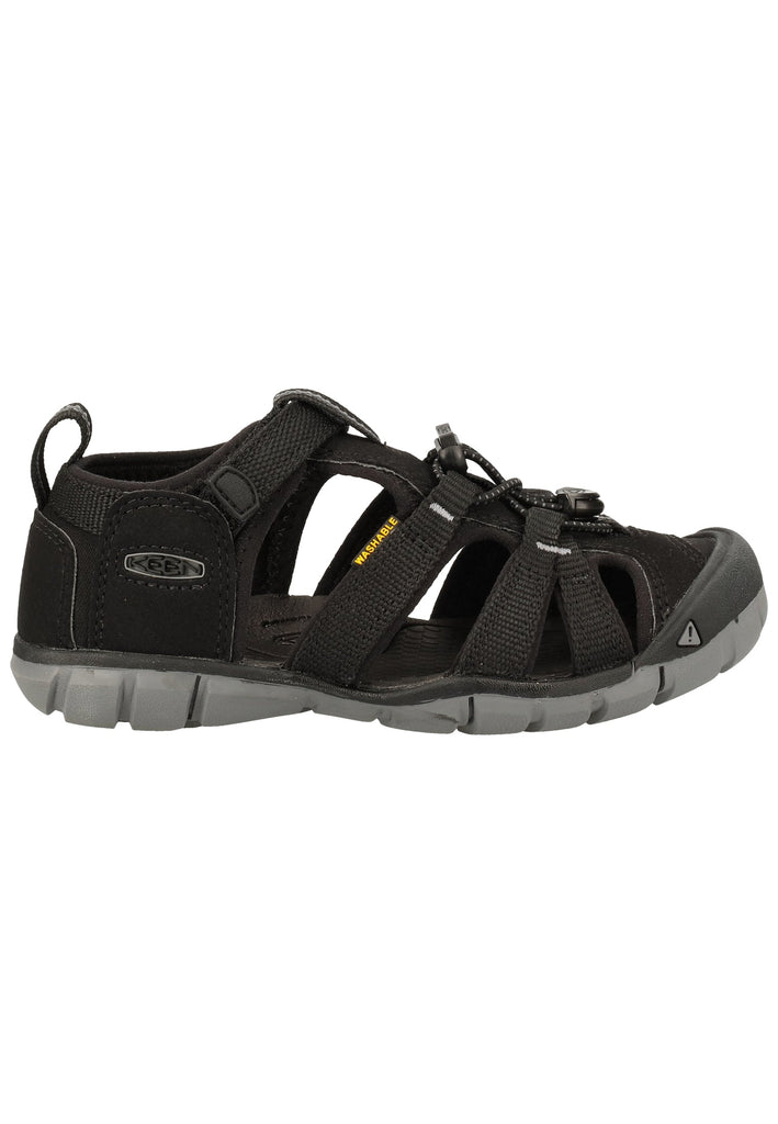 Keen Sandalen Lederimitat/Textil Schwarz/Grau - surf4shoes