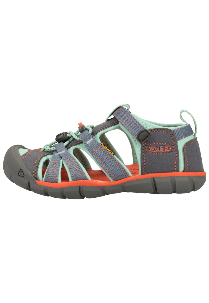 Keen Sandalen Lederimitat/Textil Grau/Grün - surf4shoes