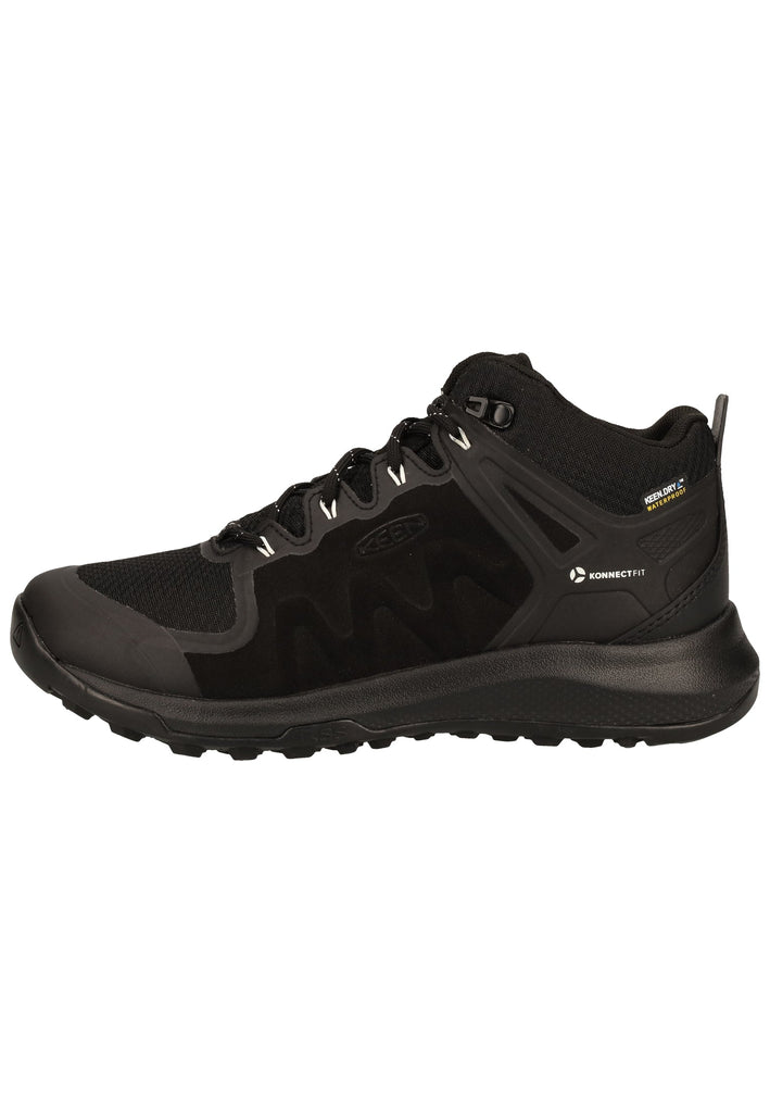Keen Wanderschuhe Lederimitat/Textil Schwarz/Weiß - surf4shoes