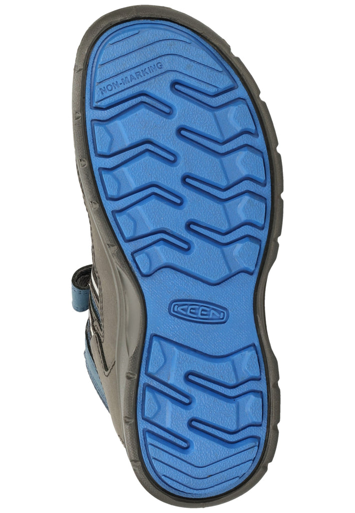 Keen Wanderschuhe Leder/Textil Schwarz/Blau - surf4shoes