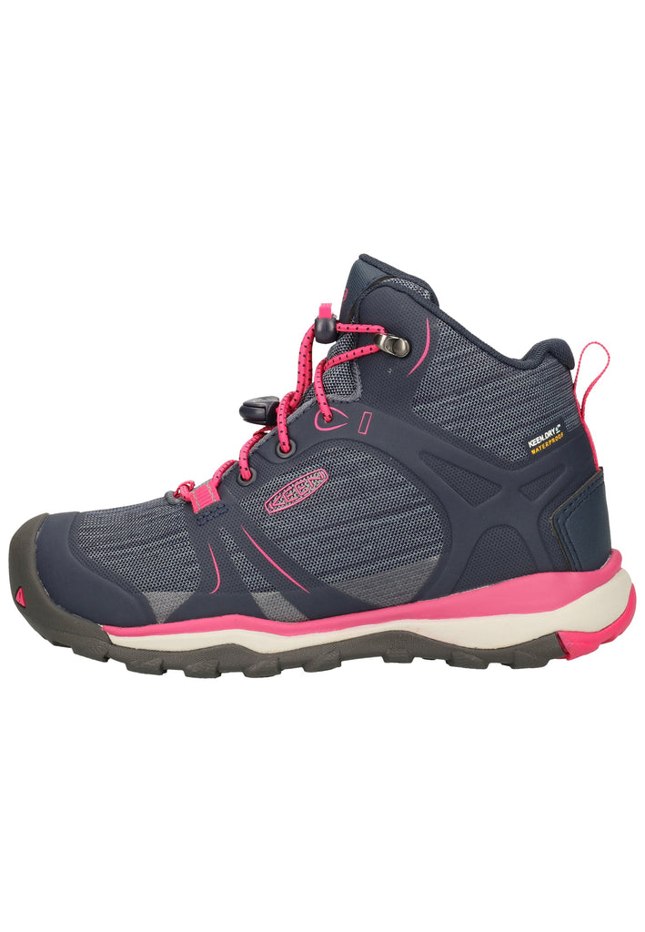 Keen Wanderschuhe Lederimitat/Textil Blau/Pink - surf4shoes