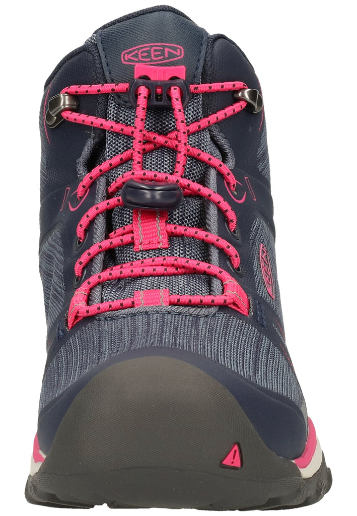 Keen Wanderschuhe Lederimitat/Textil Blau/Pink - surf4shoes