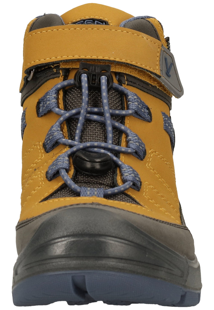 Keen Wanderschuhe Leder/Textil Blau/Gelb - surf4shoes