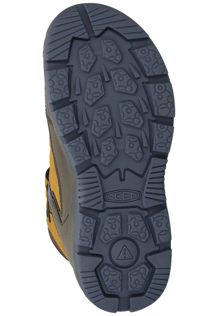 Keen Wanderschuhe Leder/Textil Blau/Gelb - surf4shoes