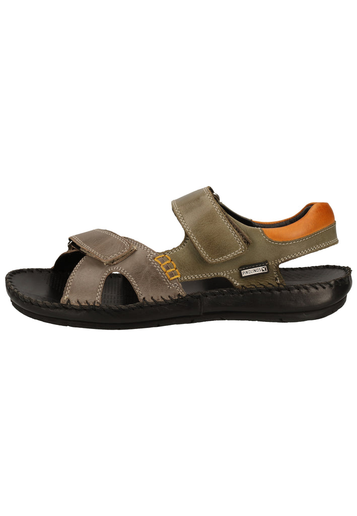 Pikolinos Sandalen Leder Dunkel Grau - surf4shoes