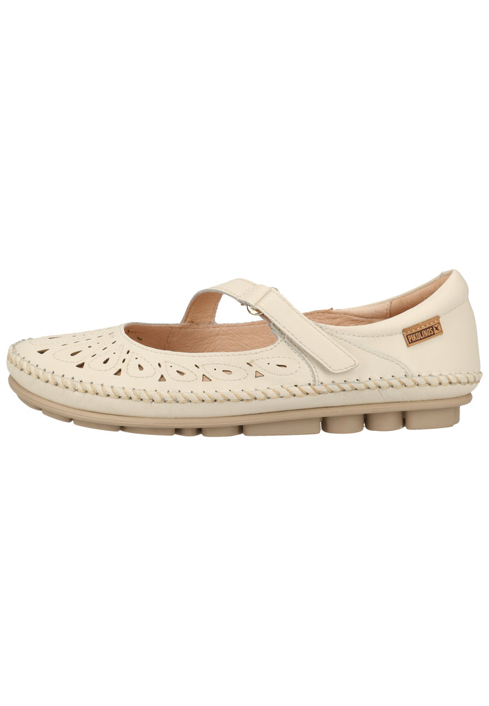 Pikolinos Ballerinas Leder Beige - surf4shoes