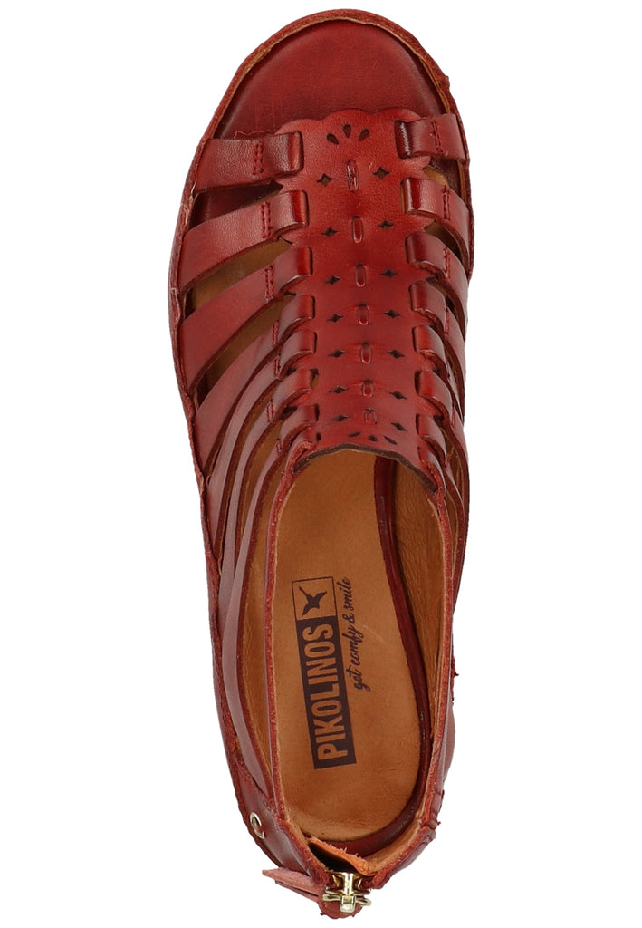 Pikolinos Sandalen Leder Rot - surf4shoes