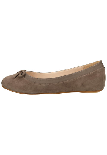 Buffalo Ballerinas Veloursleder Grau - surf4shoes