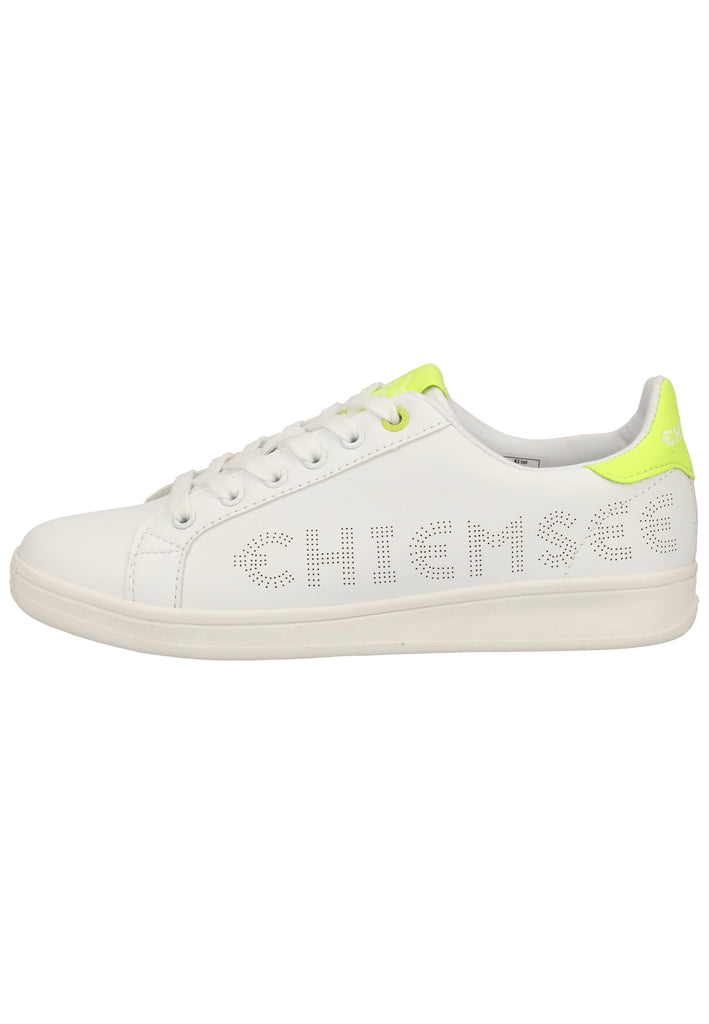 Chiemsee Sneaker Lederimitat Weiß/Gelb - surf4shoes