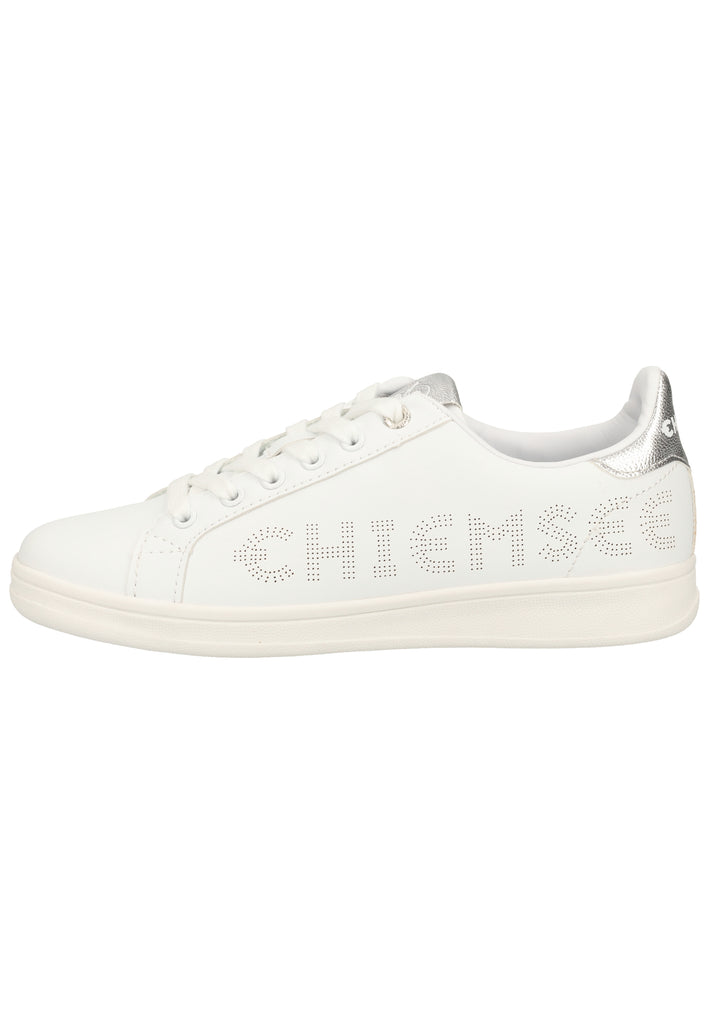 Chiemsee Sneaker Lederimitat Weiß/Silber - surf4shoes