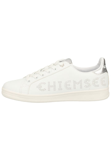 Chiemsee Sneaker Lederimitat Weiß/Silber - surf4shoes