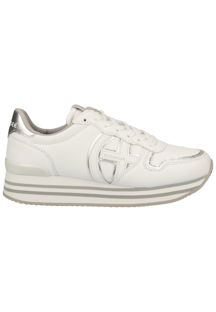 Chiemsee Sneaker Lederimitat Weiß/Silber - surf4shoes