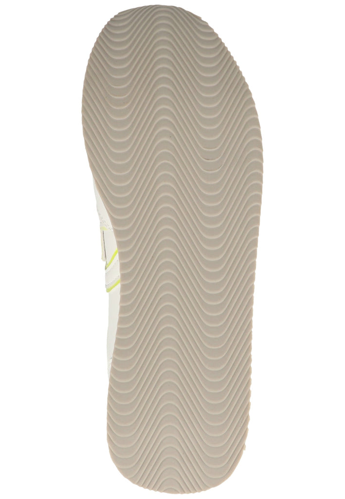 Chiemsee Sneaker Lederimitat Weiß/Gelb - surf4shoes