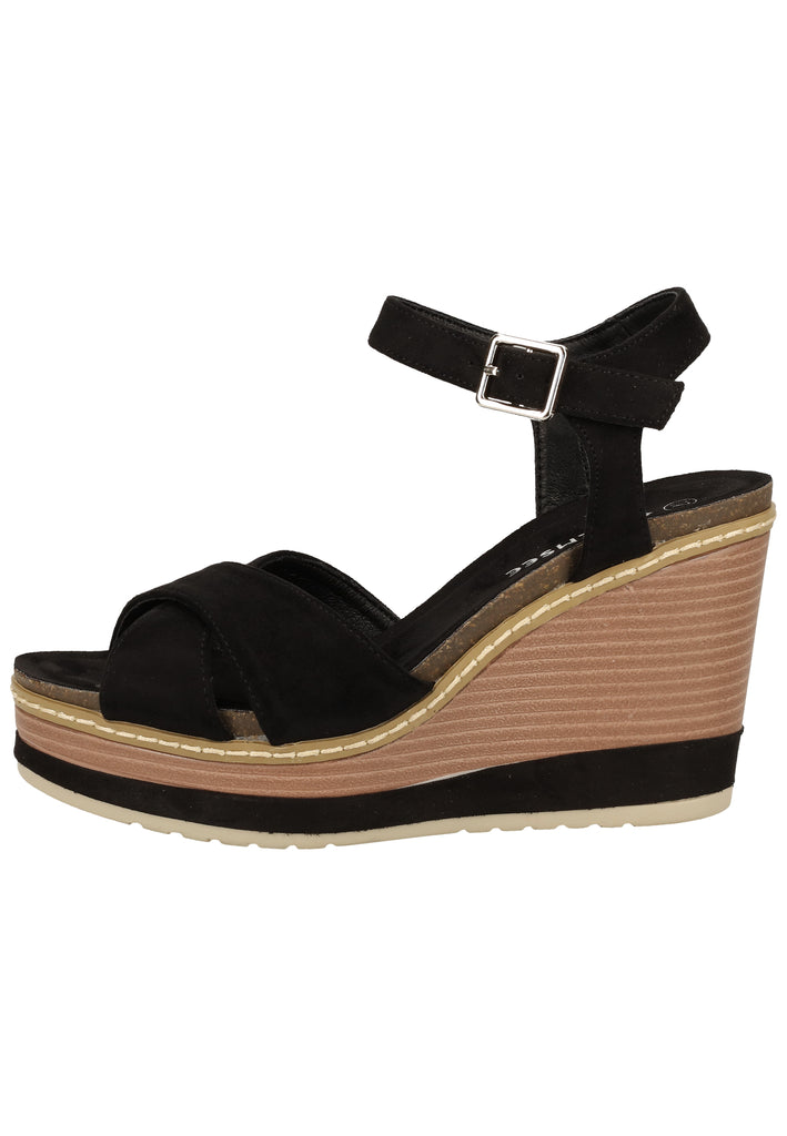 Chiemsee Sandalen Lederimitat Schwarz - surf4shoes