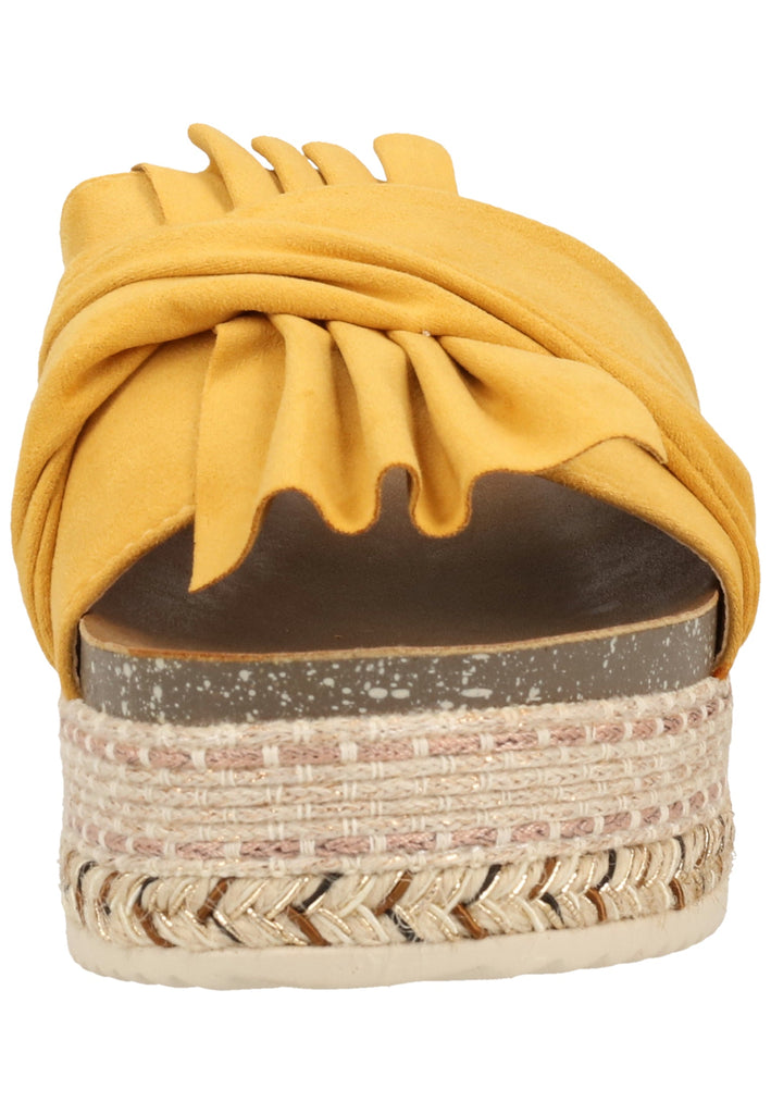 Chiemsee Pantoletten Lederimitat Gelb - surf4shoes