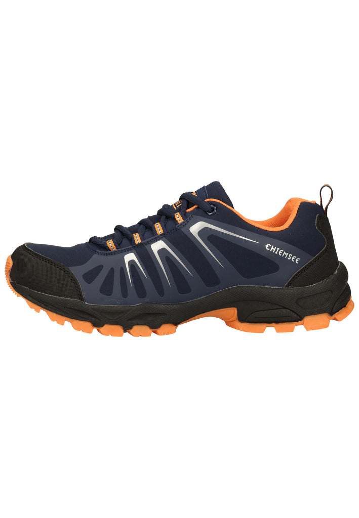 Chiemsee Wanderschuhe Lederimitat/Mesh Navy/Orange - surf4shoes