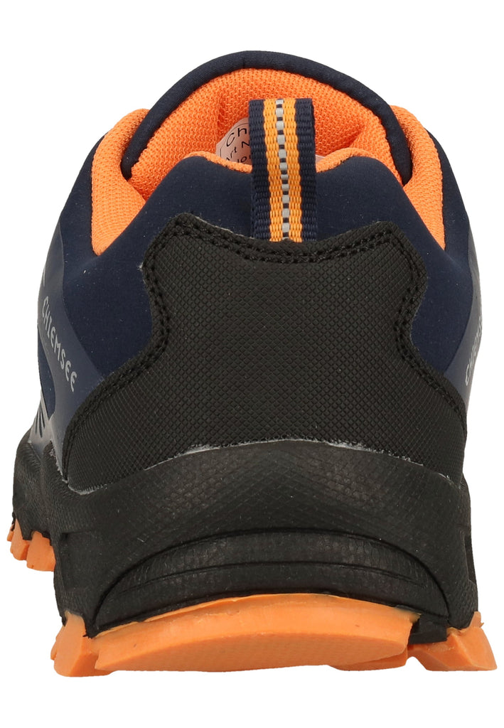 Chiemsee Wanderschuhe Lederimitat/Mesh Navy/Orange - surf4shoes
