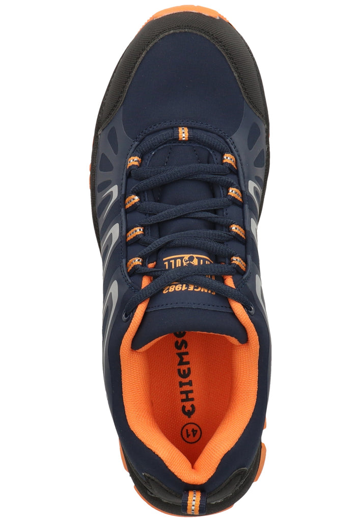 Chiemsee Wanderschuhe Lederimitat/Mesh Navy/Orange - surf4shoes