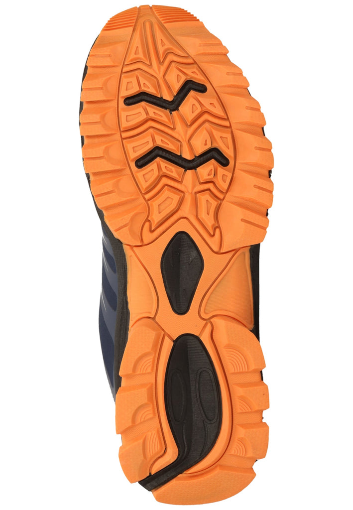 Chiemsee Wanderschuhe Lederimitat/Mesh Navy/Orange - surf4shoes