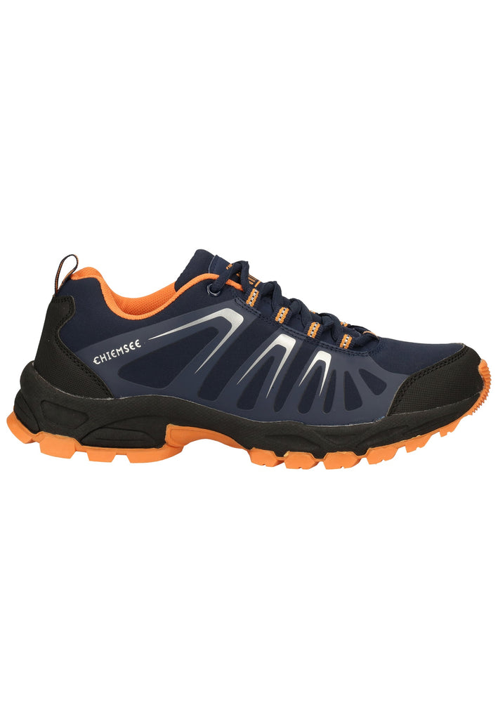 Chiemsee Wanderschuhe Lederimitat/Mesh Navy/Orange - surf4shoes