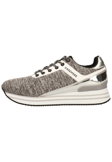 Chiemsee Sneaker Lederimitat Schwarz/Weiß - surf4shoes